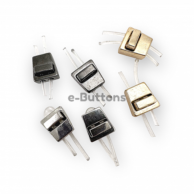 Single Button Two Hole Stopper with 3 mm Cord Entry B0029