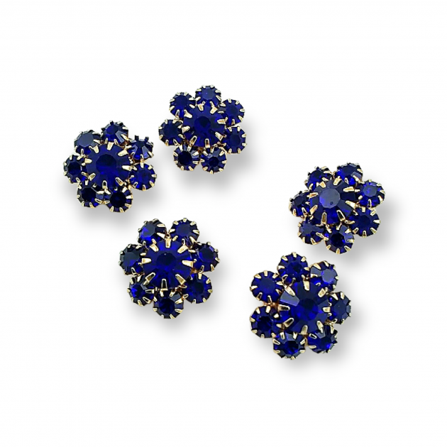 Rhinestone Shank Button 17 mm Jacket and Cardigan Button PBT0013