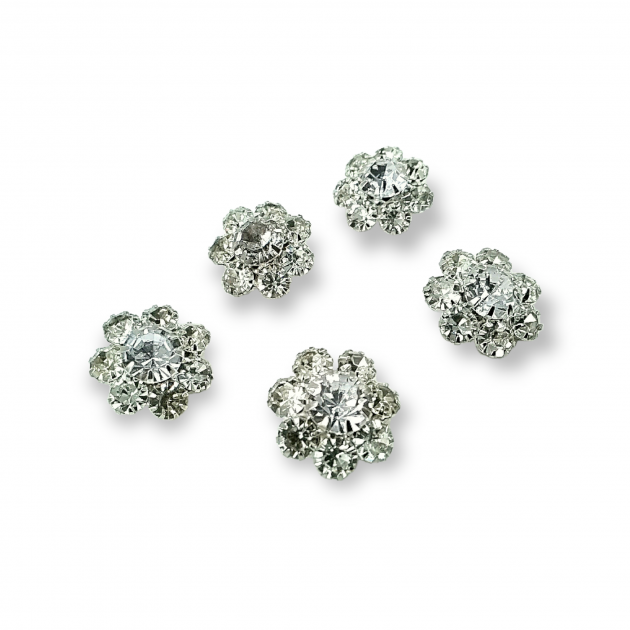 Rhinestone Shank Button 17 mm Jacket and Cardigan Button PBT0013