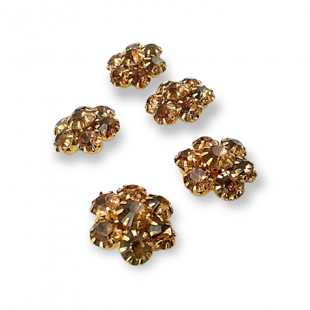 Rhinestone Shank Button 20 mm 32 L Jacket and Cardigan Button PBT0014