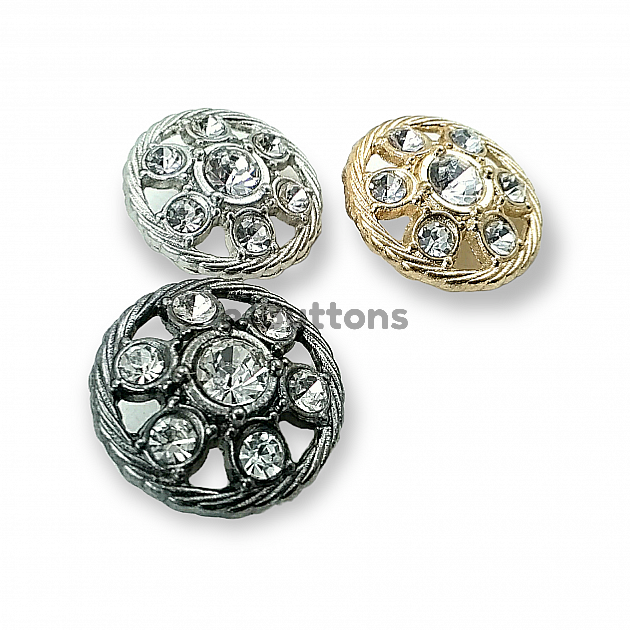 Rhinestone Button - Jacket and Cardigan Button 25 mm 40 L PBT0027