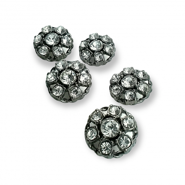 Rhinestone Button - Jacket and Cardigan Button 20 mm 32 L PBT0028