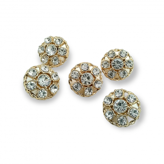 Rhinestone Button - Jacket and Cardigan Button 20 mm 32 L PBT0028