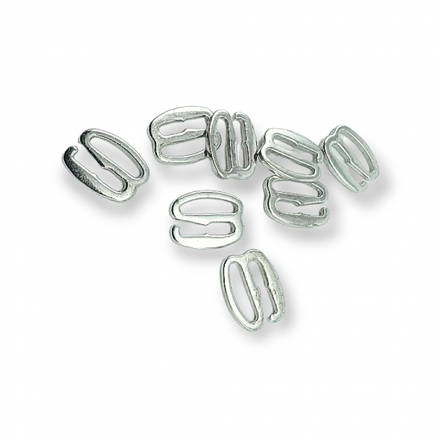 11 mm Oval Kenarlı Metal Kopça  Sütyen Tokası PBT0003