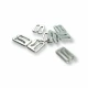 10 mm Zinc Alloy Bra and Peignoir Hook suitable for lingerie production and clothing accessories