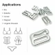 10 mm Zinc Alloy Bra and Peignoir Hook suitable for lingerie production and clothing accessories