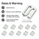 10 mm Zinc Alloy Bra and Peignoir Hook suitable for lingerie production and clothing accessories