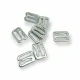 10 mm Zinc Alloy Bra and Peignoir Hook suitable for lingerie production and clothing accessories
