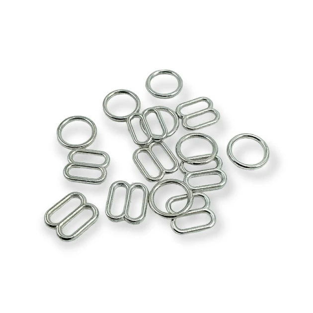 10 mm  Sütyen Askı Ayar Tokası ve Halkası PBT0006