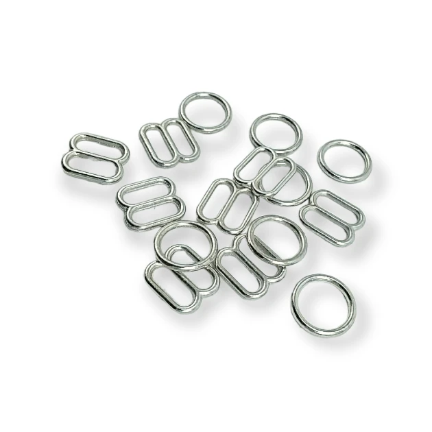 10 mm  Sütyen Askı Ayar Tokası ve Halkası PBT0006