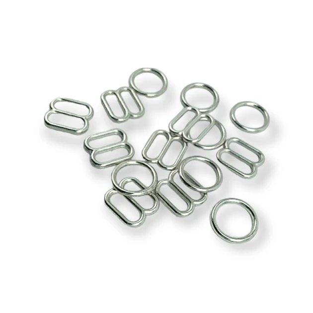 10 mm  Sütyen Askı Ayar Tokası ve Halkası PBT0006