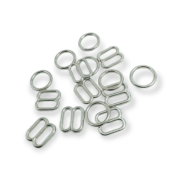 10 mm  Sütyen Askı Ayar Tokası ve Halkası PBT0006