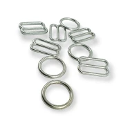 Bra Strap Adjustment Buckle 12 mm and Ring PBT0007