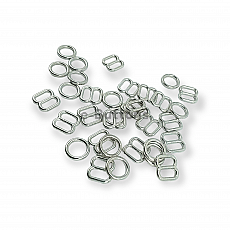 Bra Strap Adjustment Buckle 8 mm and Ring PBT0008