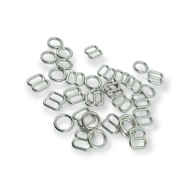 Bra Strap Adjustment Buckle 6 mm and Ring PBT0009