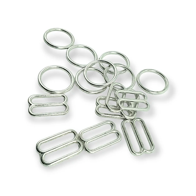 15 mm Sütyen Askı Ayar Tokası ve Halkası PBT0010