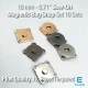 18 mm - 0,71" Sew-On Magnetic Bag Snap Set 10 Sets (20 Pieces) 10132DIKPK10