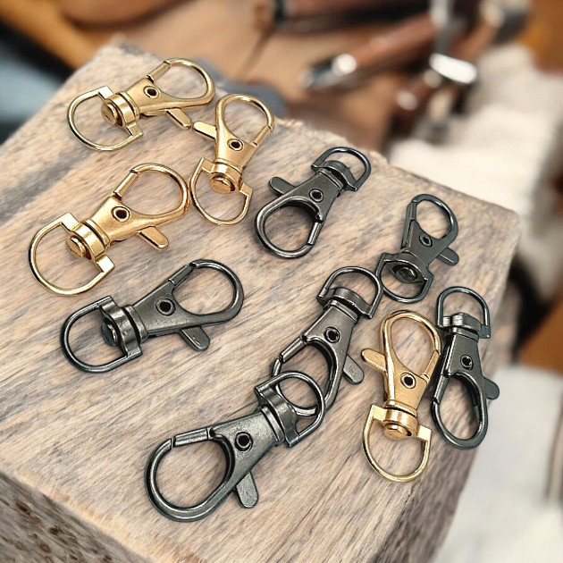 1 cm Paris Kanca Yaylı Döner Kancalar - Anahtarlık Kancası 100 Ad/Packet A 510Promo