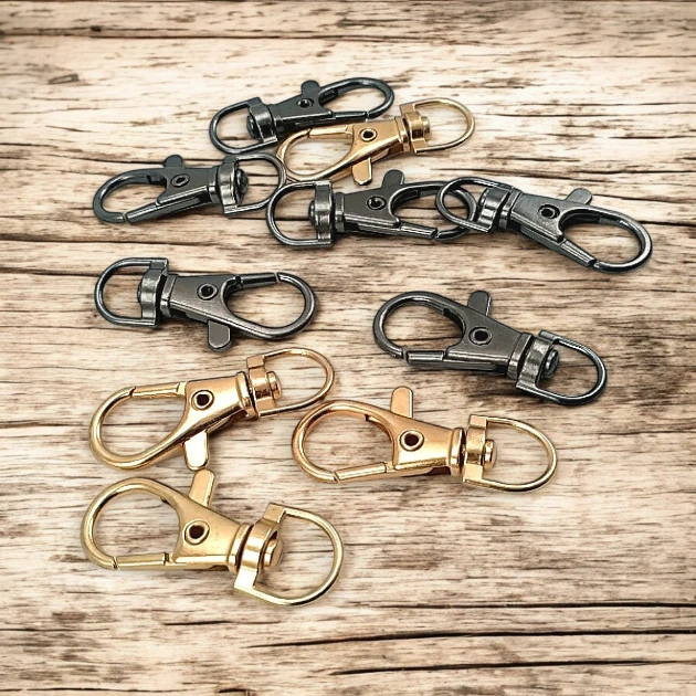 9 mm Paris Hook Spring Swivel Hooks - Keychain Hook  100 Pcs/packet A 510Promo