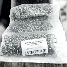 10,5 mm Paslanmaz Nikel Delikli Klikıt Çıtçıt 250 Adet/ Paket C0011DPK