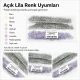 9.5 mm / 0.37 in Light Lilac Stainless Eyelet-Style Klıkit Baby Snap Fastener for Babywear and Light Textile Applications