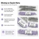 9.5 mm / 0.37 in Light Lilac Stainless Eyelet-Style Klıkit Baby Snap Fastener for Babywear and Light Textile Applications