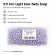 9.5 mm / 0.37 in Light Lilac Stainless Eyelet-Style Klıkit Baby Snap Fastener for Babywear and Light Textile Applications
