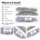 9.5 mm / 0.37 in Light Lilac Stainless Eyelet-Style Klıkit Baby Snap Fastener for Babywear and Light Textile Applications