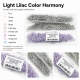 9.5 mm / 0.37 in Light Lilac Stainless Eyelet-Style Klıkit Baby Snap Fastener for Babywear and Light Textile Applications