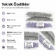 9.5 mm / 0.37 in Light Lilac Stainless Eyelet-Style Klıkit Baby Snap Fastener for Babywear and Light Textile Applications
