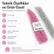 9.5 mm / 0.37 in Baby Pink Stainless Eyelet-Style Klıkit Baby Snap Fastener for babywear and children's clothing