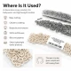 9.5 mm / 0.37 in Dark Green Stainless Eyelet-Style Klıkit Baby Snap Fastener for Babywear and Children's Clothing