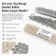 9.5 mm / 0.37 in Dark Green Stainless Eyelet-Style Klıkit Baby Snap Fastener for Babywear and Children's Clothing