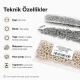 9.5 mm / 0.37 in Dark Green Stainless Eyelet-Style Klıkit Baby Snap Fastener for Babywear and Children's Clothing