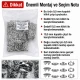 Bebe Çıtçıtı 9,5 mm Paslanmaz Kapaklı Klikıt Çıtçıt 200 Adet/Pk C0095KPPK - Paslanmaz metal kapaklı bebek giyimde kullanıma