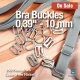 Bra Hardware Super Pack - 10mm Complete 3-Piece Set Bulk Purchase Advantage CGT003T10