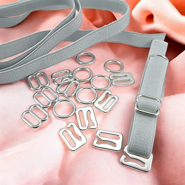 Bra Hardware Super Pack - 10mm Complete 3-Piece Set Bulk Purchase Advantage CGT003T10