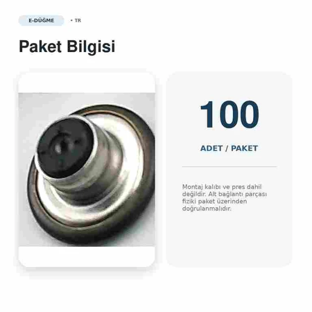 14 mm Delikli Nikel Kot Düğmesi, 100 Adet/Paket, Çakmalı Metal Düğme, Denim Ürünleri İçin