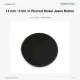 14 mm / 0.551 in Pierced Nickel Jeans Button made of brass, pack of 100, ideal for jeans and denim garments