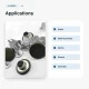 14 mm Delikli Nikel Kot Düğmesi, 100 Adet/Paket, Çakmalı Metal Düğme, Denim Ürünleri İçin