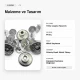 14 mm Star Logo Brass Jeans Button in Nickel Color, Pack of 75, Ideal for Denim Garments