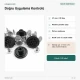 17 mm / 0.67 in Star Logo Jeans Button with Plastic Back, Durable Metal Construction, Pack of 100 for Denim Projects