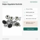 17 mm / 0.67 in Star Logo Jeans Button with Plastic Back, 100 pcs/Pack - Durable and Stylish Fastening for Denim Garments