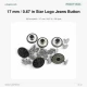 17 mm / 0.67 in Star Logo Jeans Button with Plastic Back, 100 pcs/Pack - Durable and Stylish Fastening for Denim Garments