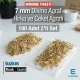 7.5 mm Zamak Metal Sew-On Hook & Eye Closure for Lingerie and Accessories, 100 Pieces