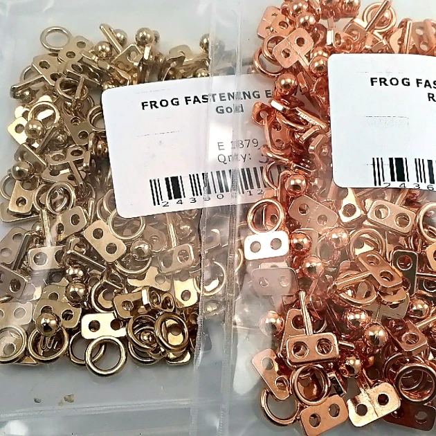 10 mm Ball-Tip Sew-On Hook Fastener, 50 Pieces, Durable Zamac Metal, Ideal for Skirts, Pants, Jackets, and Bags