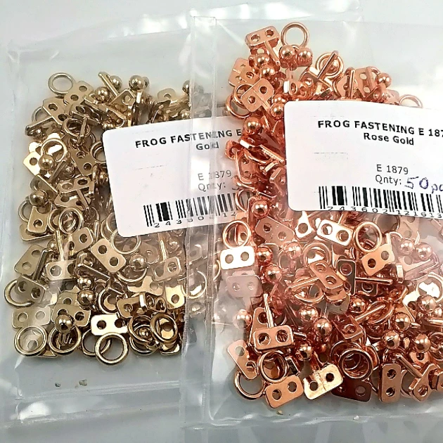 10 mm Ball-Tip Sew-On Hook Fastener, 50 Pieces, Durable Zamac Metal, Ideal for Skirts, Pants, Jackets, and Bags