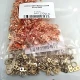 10 mm Ball-Tip Sew-On Hook Fastener, 50 Pieces, Durable Zamac Metal, Ideal for Skirts, Pants, Jackets, and Bags
