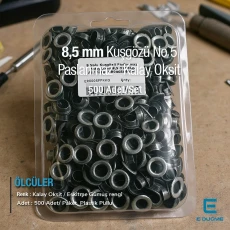 8.5 mm Eyelet 21/64" Old Silverl Stainless 500 Pcs/Pack ER0005PPKKO