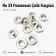 25/64" Eyelet Stainless Steel Free Nickel Inner Diameter 10 mm (250 Pcs/Pack) ER0024PPK